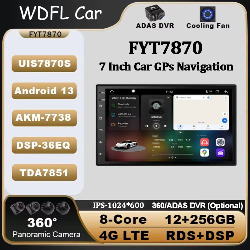 FYT7870 2 Din Andro…