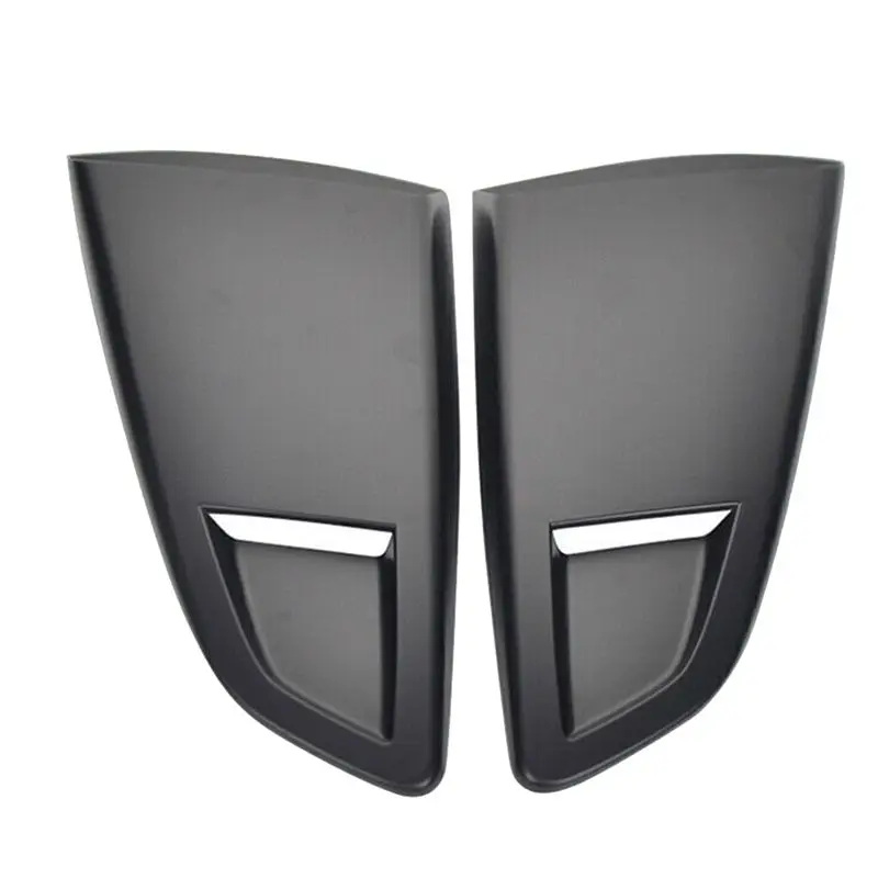 

Matte Black 1/4 Rear Side Vent Quarter Window Louver Shutter Cover Trim Parts Accessories For 2015-2022 Ford Mustang-A67F