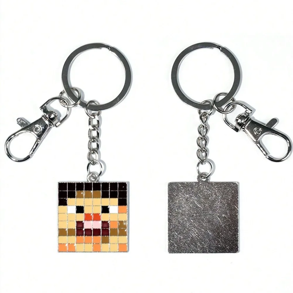 Minecraft Officially Licensed 3D Figurine Bag Clip Charms Anime Figure Keychain Steve Backpack Decor Collectible Gift 1Pc view 5