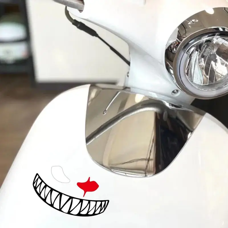 Biker Stickers Funny Adult Stickers Decorative Reflective Stickers Strong Adhesion Devil Eye Design For Pickup Truck Car SUV