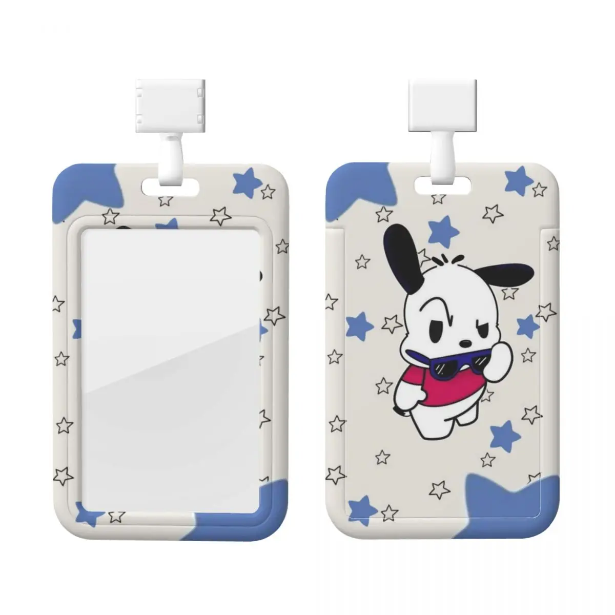 

Custom Anime Pochacco Lanyard ID Protector Badge Card Unisex Student Campus Lanyard Cards Holder Credentials Accessories