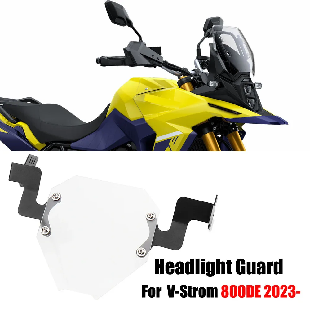 New Motorcycle Acrylic Headlight Head Light Guard Protector Cover Protection For Suzuki V-Strom 800DE V-STROM 800 DE 800 de