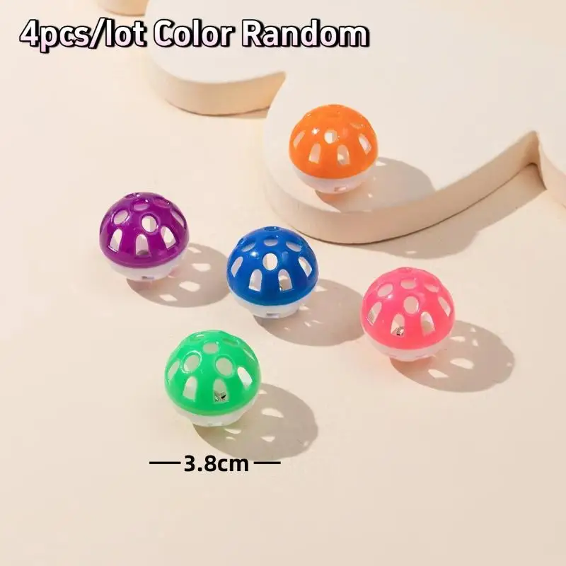 4Pcs 4Pcs Bell Parrot Toy Balls Colorful Hollow Sound Chew Toys for Parakeet Small Bird Cage Play Training Pet Supplies - Aliexpress Deal