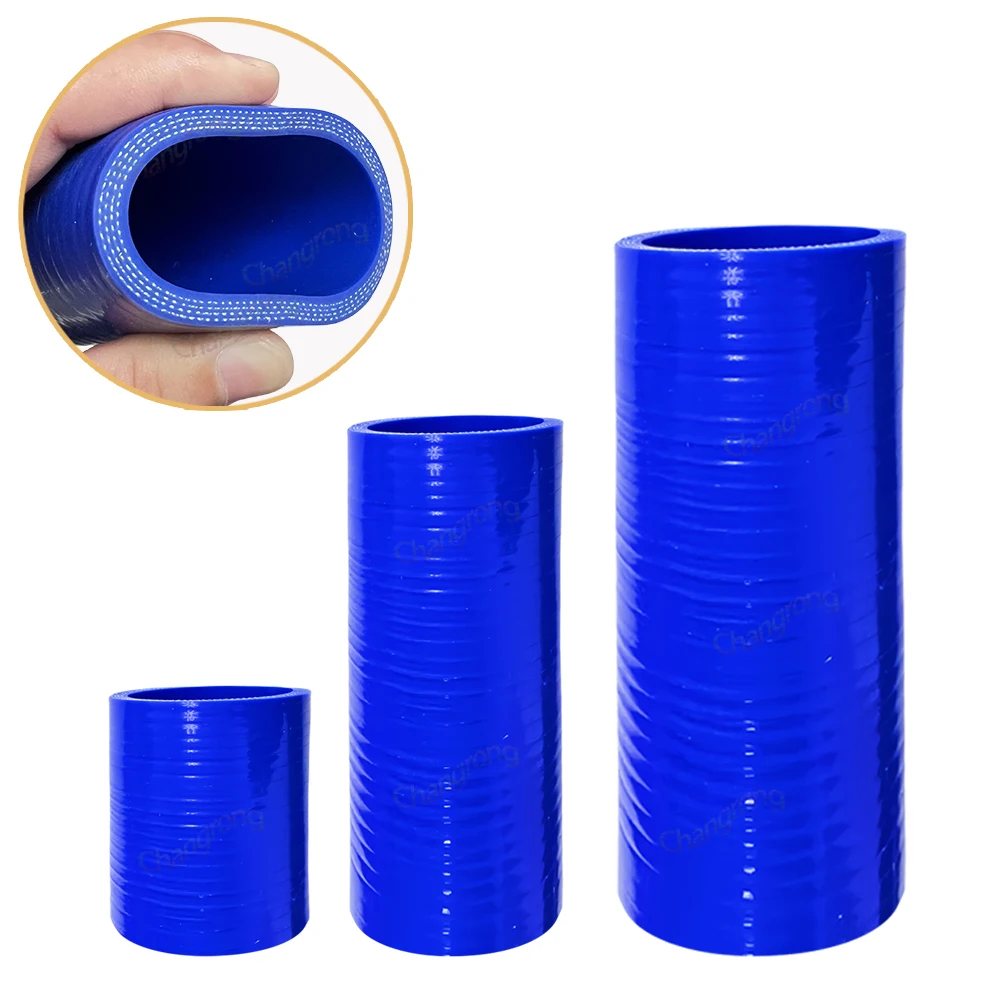 Blue Universal Straight Silicone Hose intercooler turbocharger tube ID50mm/55mm/60mm/63mm/65mm/70mm/75mm/80mm/85mm/90mm/95mm/100