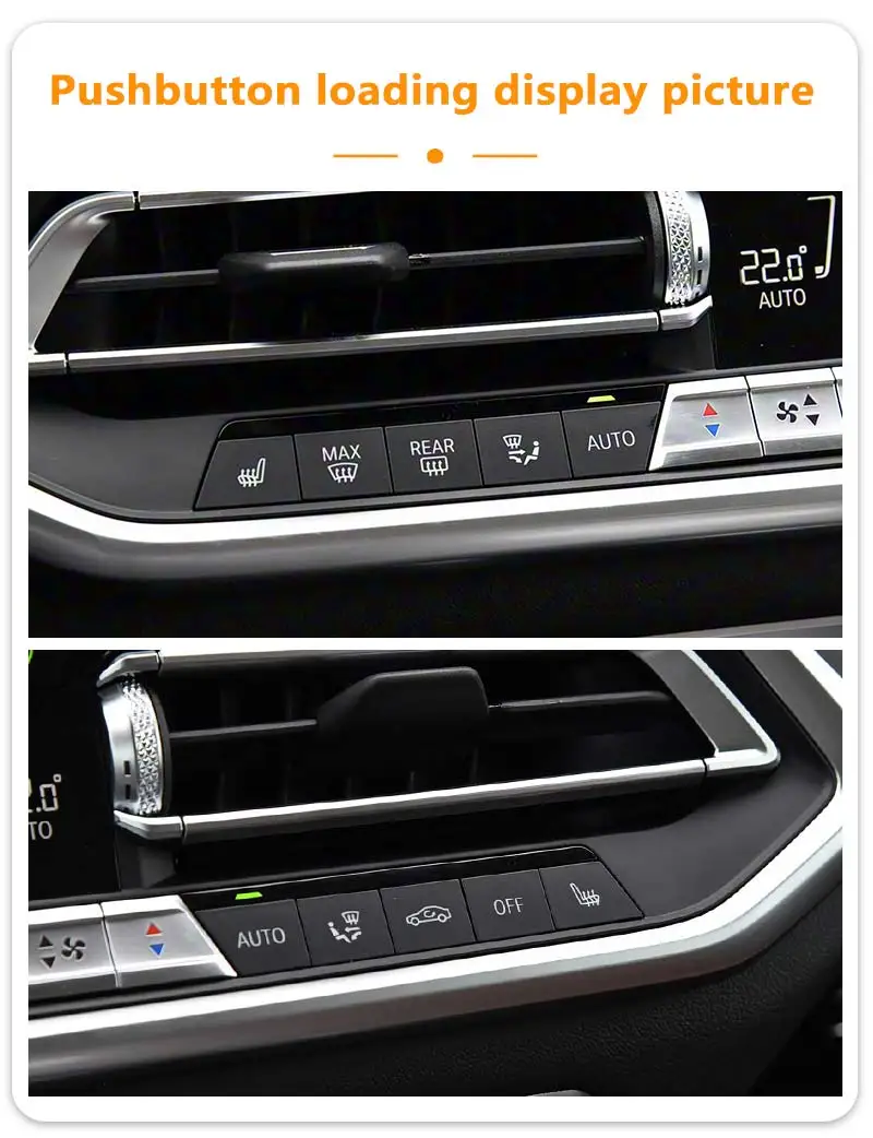 Geeignet für BMW G05 G06 G07 Zentralsteuerung Lüftungsauslass Klimaanlagen-Taste X5 X6 X7 Klimaanlagen-Bedienfeld-Taste – Detail 6