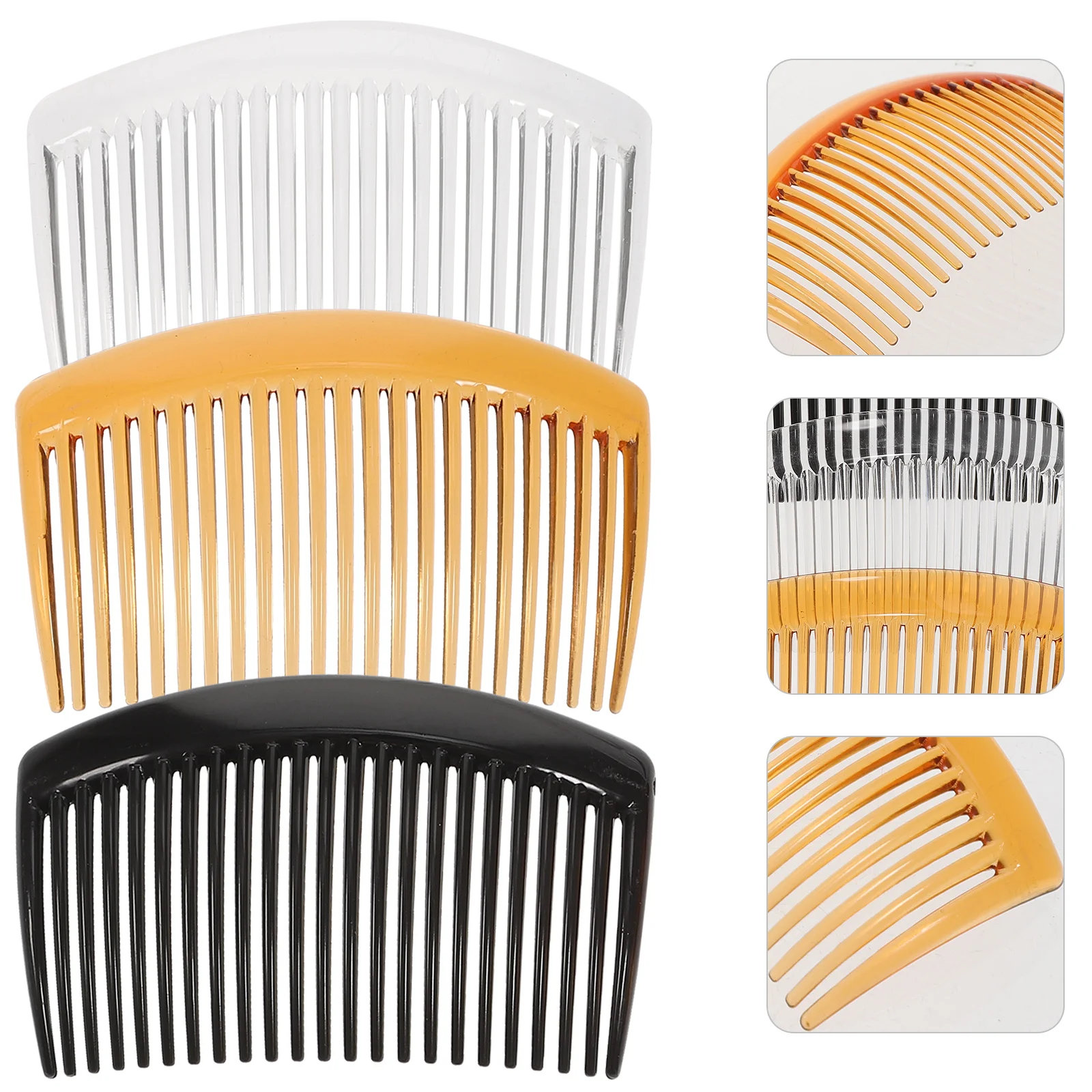10 Pcs Comb for Styling Haircut Toppers Hairdressing Clips Anti-static Combs Home