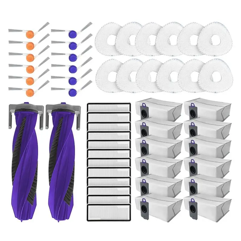SEWS-Fit Dust Bag Side Brush Cover Main Roller For Narwal Freo Z10/Freo Pro Vacuum Parts