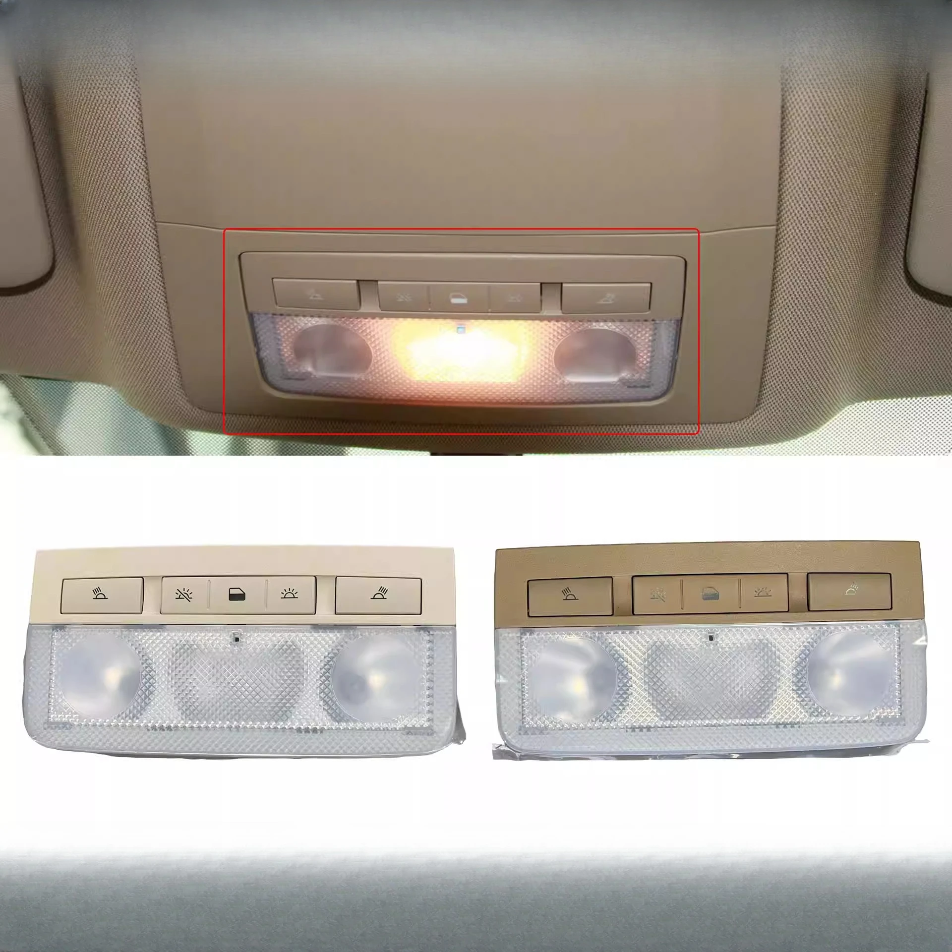 

1pcs For Buick LaCrosse Regal Verano Interior Headliner Light Assembly