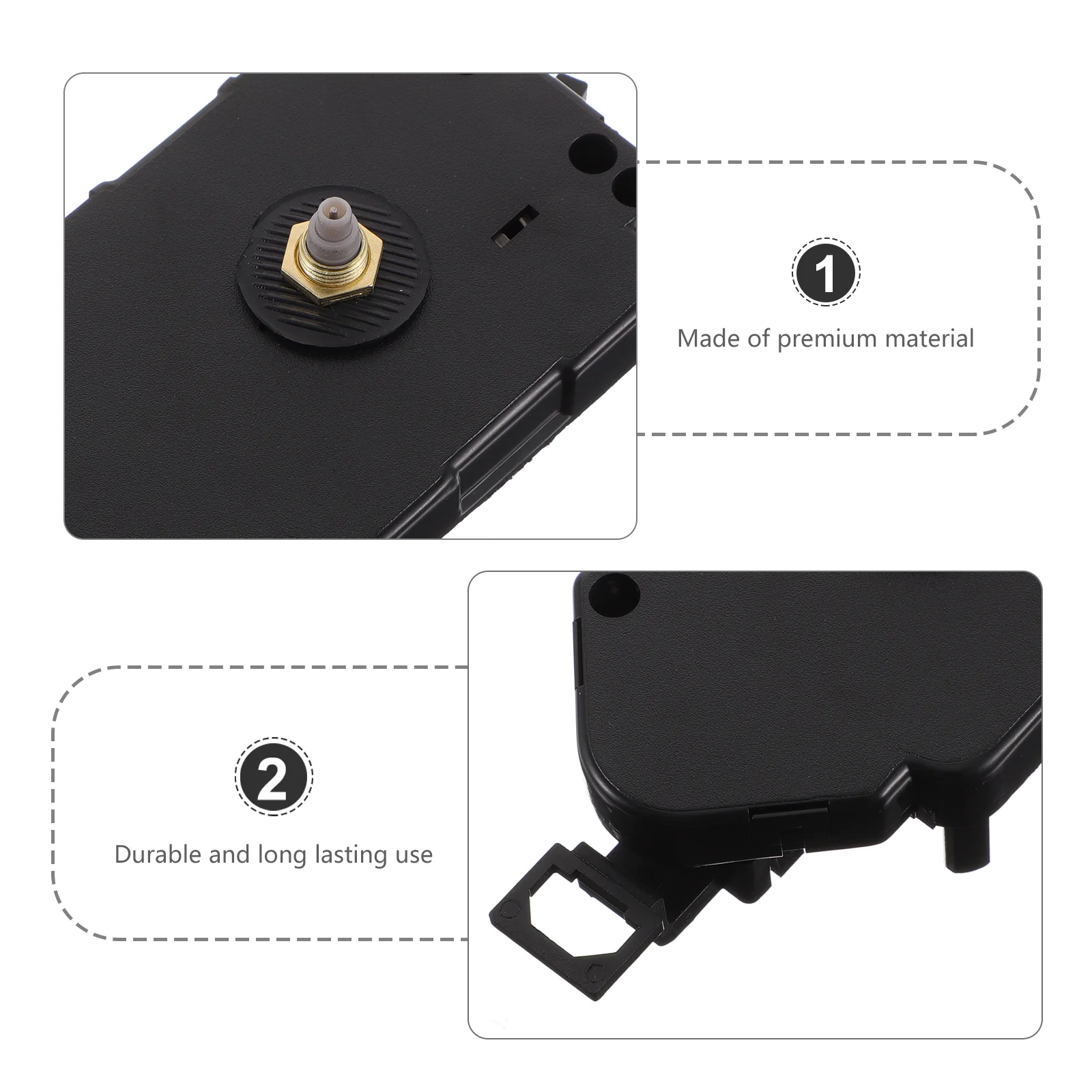 Clock Parts Works Replacement Kit Mechanism Hands Motor Operated Kits for Do Yourself