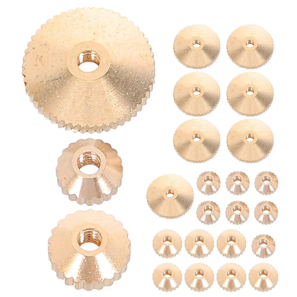 

24Pcs Clock Hand Nuts for Quartz Wall Floor Clocks Secure Fit Precision Clock Mechanism Nut Replacement Parts Kit