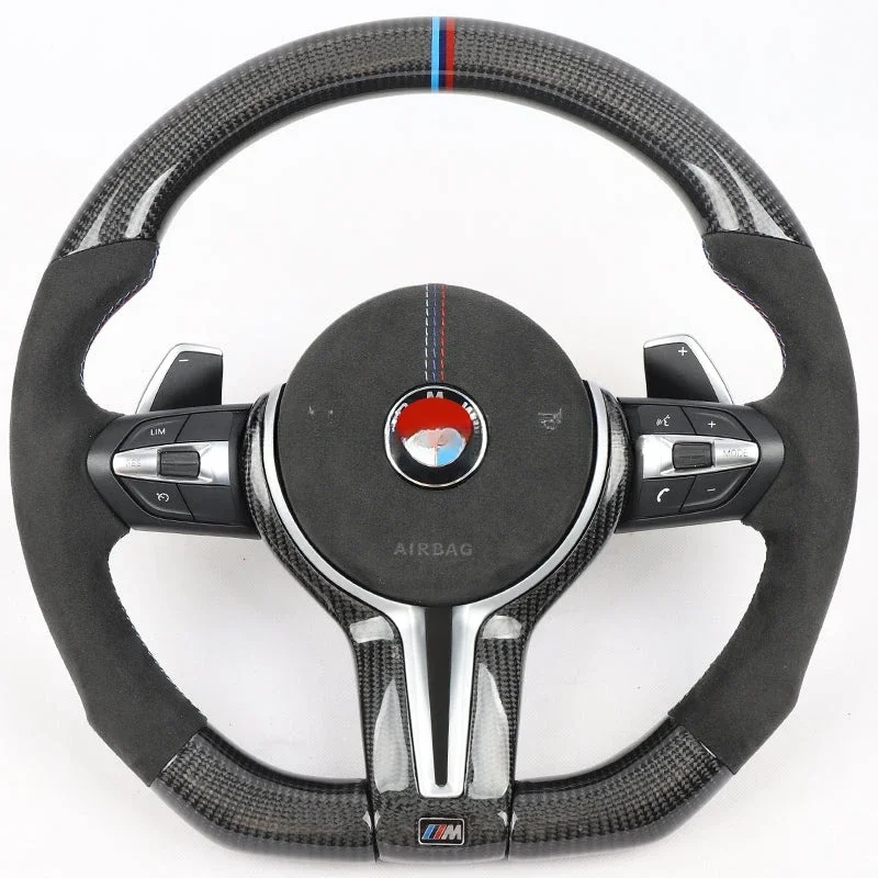 Customizable Carbon Fiber M-Sport Performance Steering Wheel For BMW F30 F80 F82 F87 F32 F22