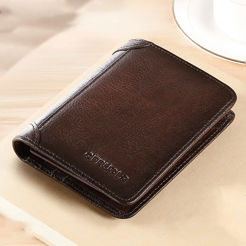 Anti-Theft Purse Card Fashion Wallet Simple Ultra-Thin Design Minimalist Wallet Gifts n Gentlemen