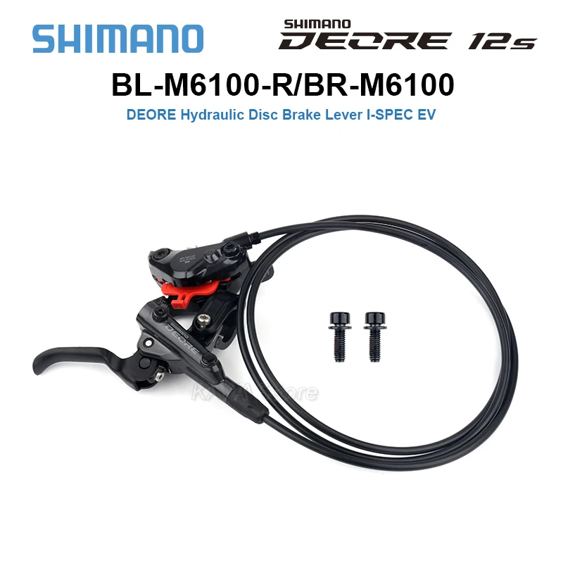 Shimano Deore XT M8100 Deore M6100 Hydraulic Disc Brake ICE Tech MTB Brakes Left Right 900/1600mm Mountain Bicycle Disc Brake