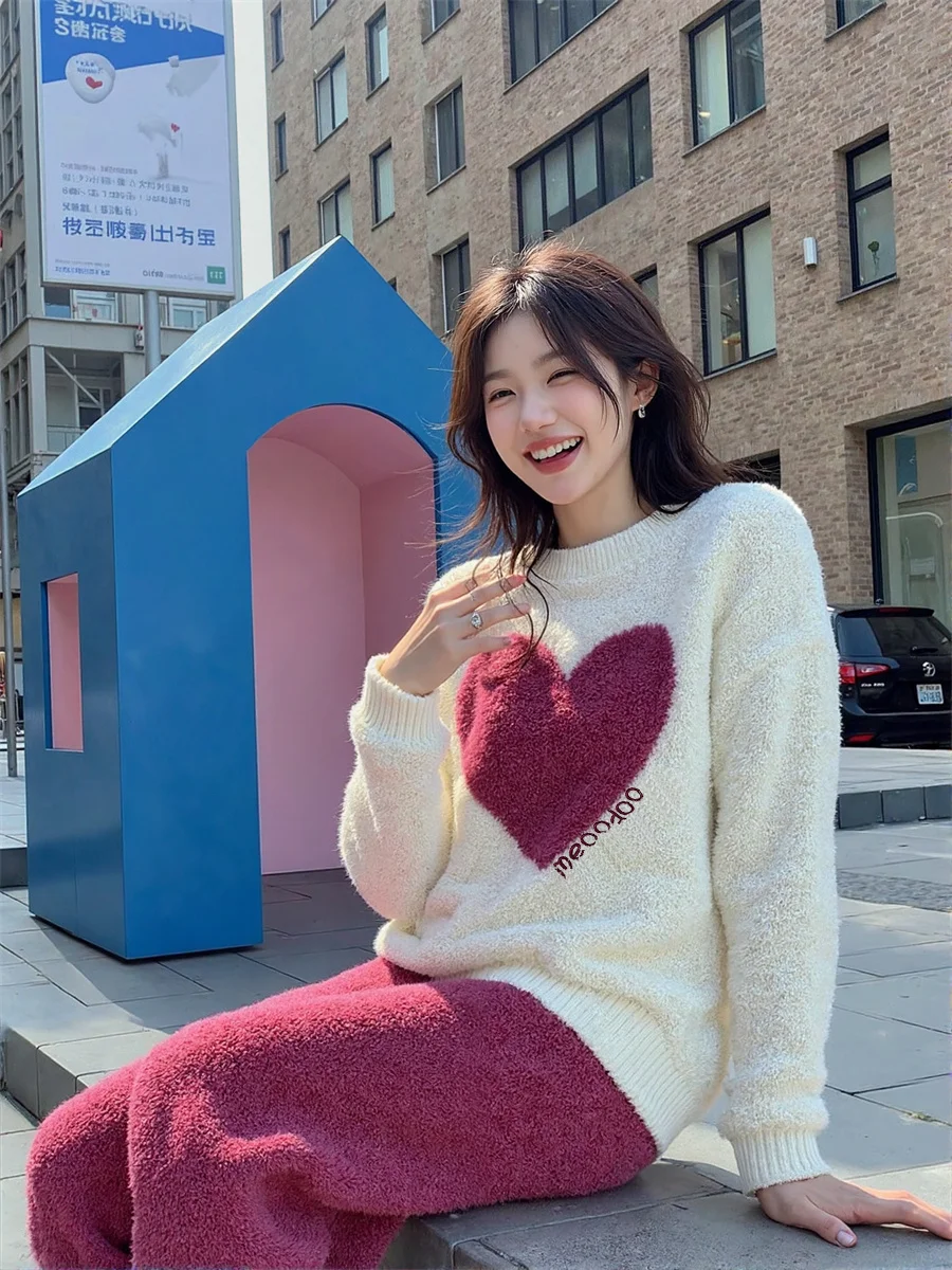

Simple Color Plain Pajama Sets Women Modal Fabric Soft Touch Long Sleeve Spring Nightwear Indoor Outfit Suit Comfortable Lady