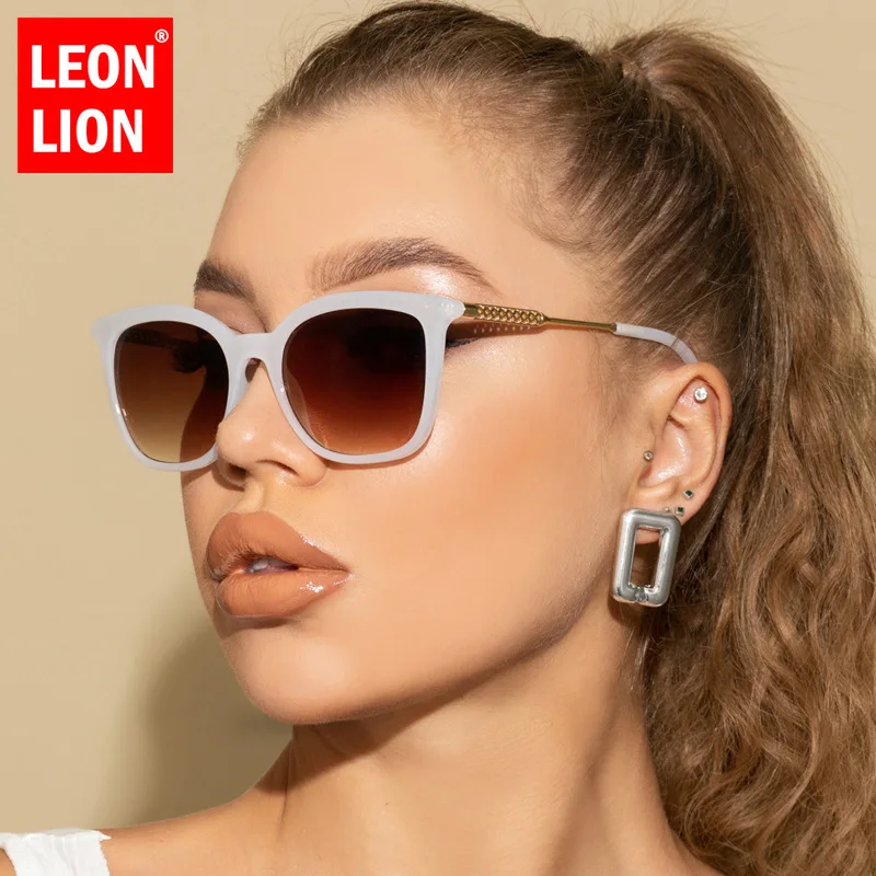 Leonlion Oversized 2023 Sunglasses Woman Vintage Fashion Womens Sun Glasses Luxury Brand for Women Eyewear Gafas De Sol Hombre