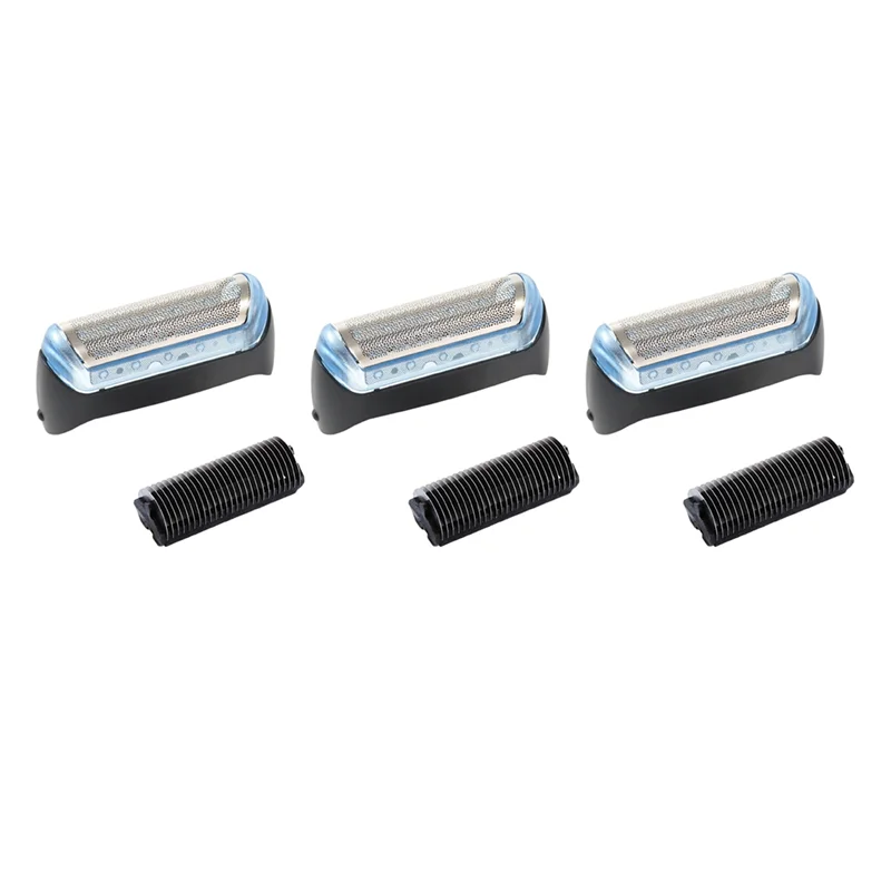 3X شبكة كهربائية ماكينة حلاقة متينة أجزاء رأس من رقائق براون 10B/20B موديل 180 190 170 1775 1735-A54Q