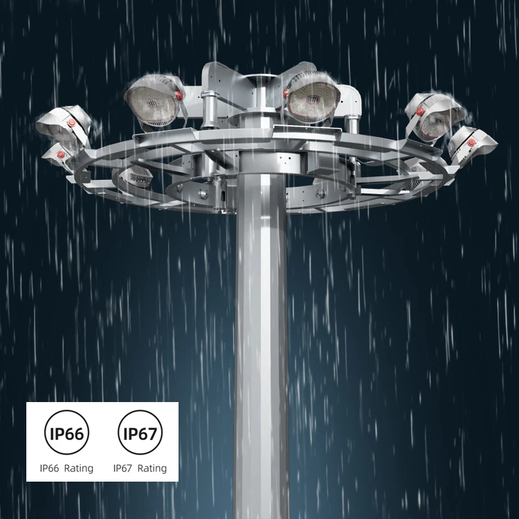 내구성 있는 LED 경기장 투광등 600W/1200W/1800W/2400W/3600W 출력 IP67 등급 축구장 야외 행사 낚시 보트용