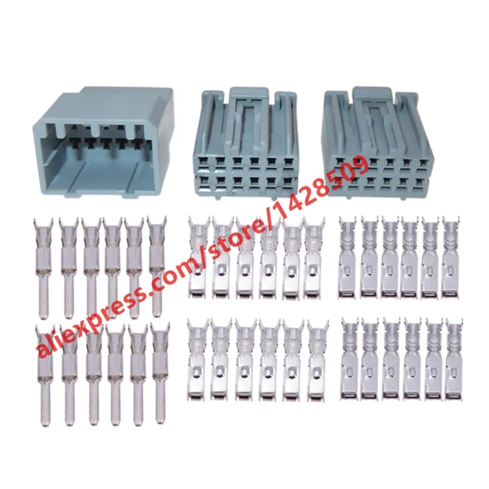 1 Pcs 12 Pin Unsealed Connector 917978-6 917978-1 178881-6 Automobile Cable Harness Male Plug Female Socket