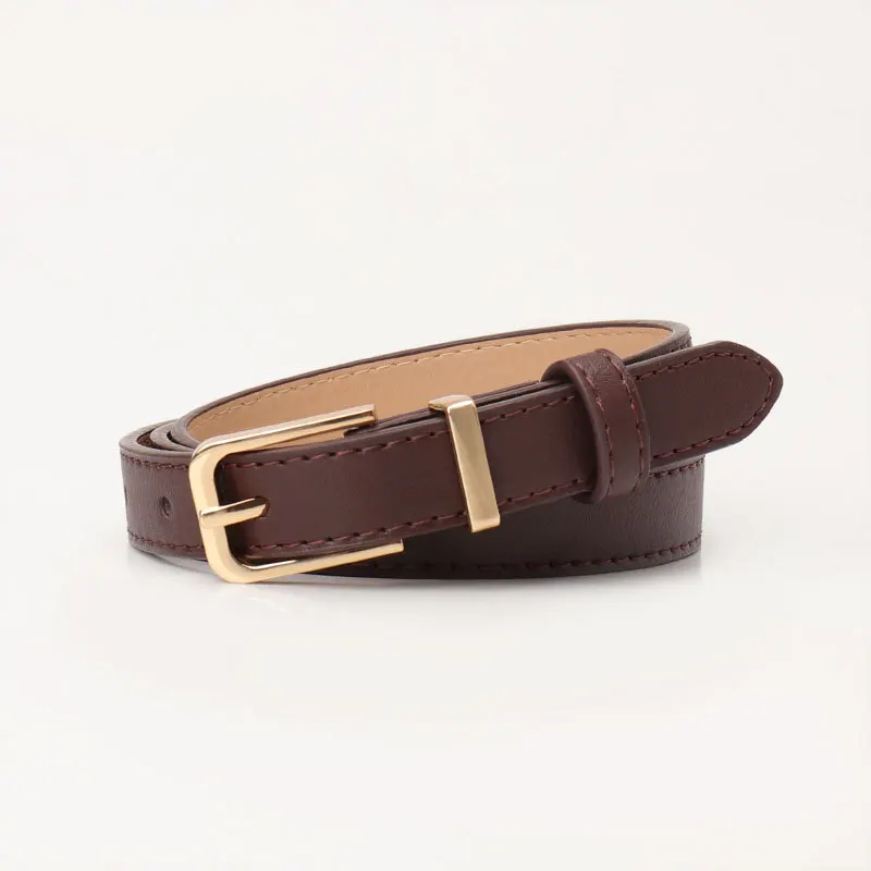 1spc ins style belt, women's student belt, fashionable and versatile decorative jeans, simple and casual style, thin belt