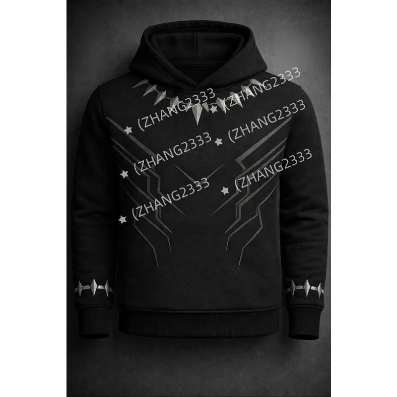 Trendy New Superhero Costume,Cosplay,Parent Child Leisure Interaction,Running Sportswear,Lightweight Autumn Fleece Pocket Hoodie