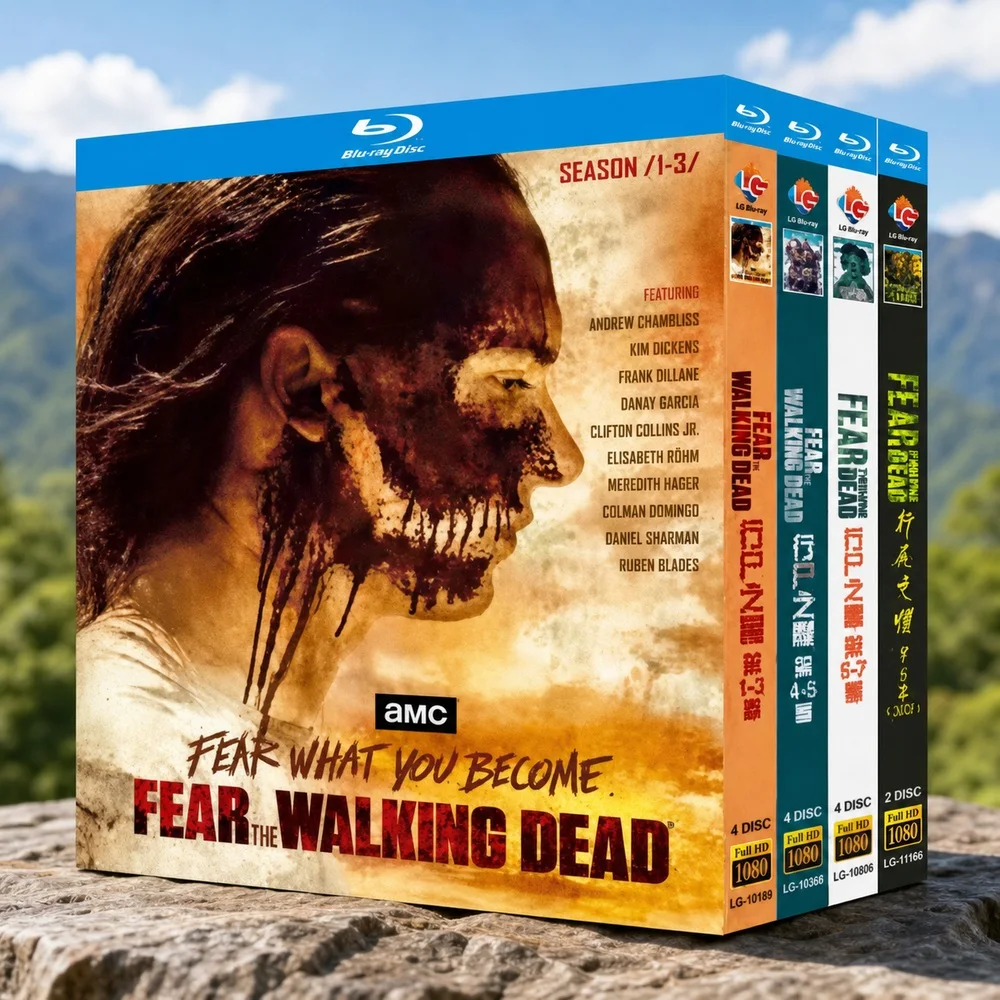 Коллекционный Blu-ray-бокс-сет «Fear the Walking Dead» (1–8 сезоны) с английскими и традиционными субтитрами