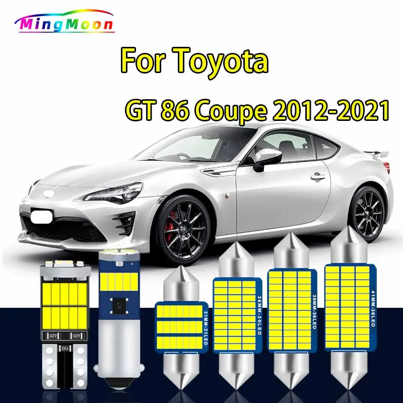

10Pcs Canbus LED Interior Light Kit For Toyota GT 86 Coupe 2012 2013 2014 2015 2016-2021 Car Led Bulbs No Error Accessories