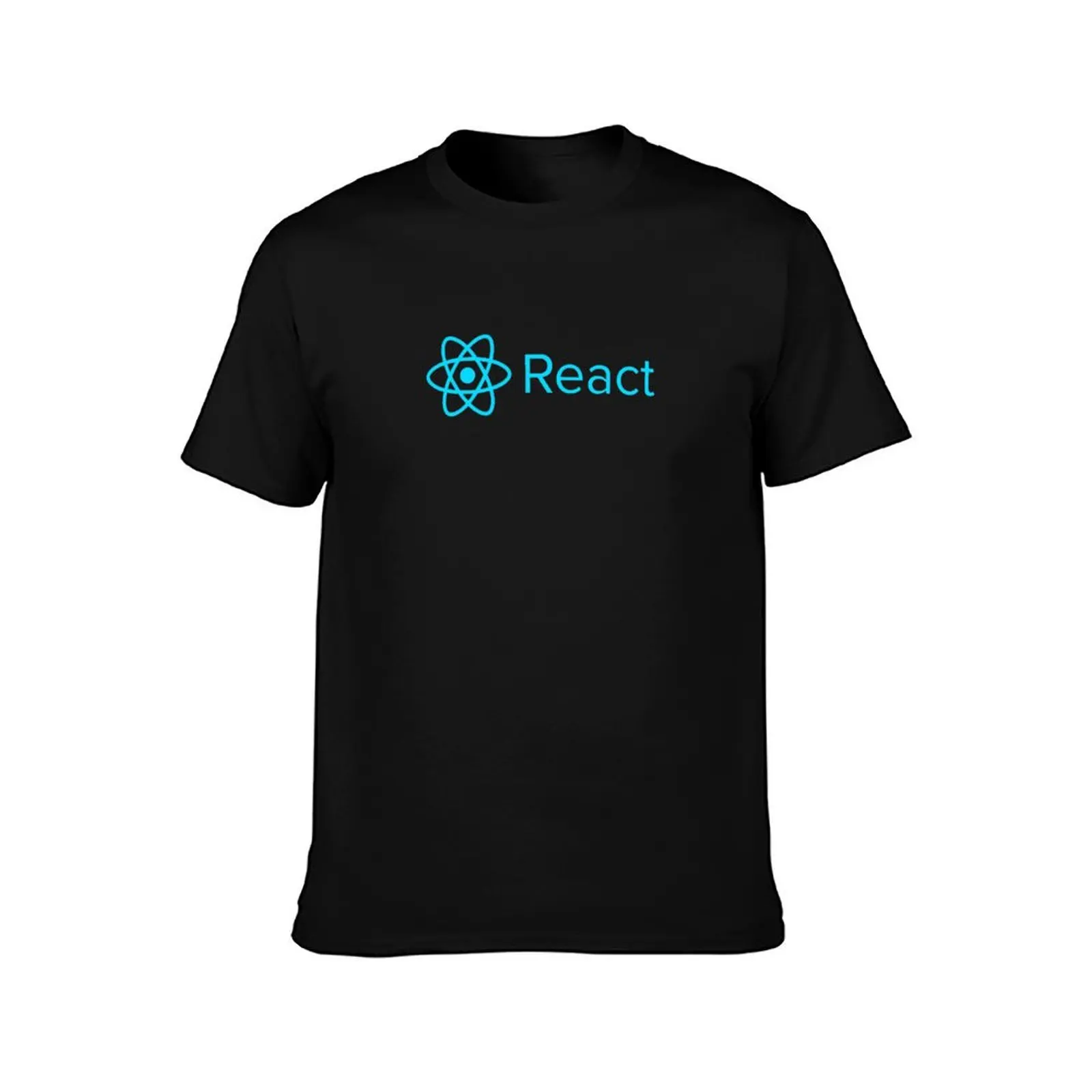 تي شيرت React لغة برمجة وأدوات تكنولوجيا المعلومات تي شيرت للرجال بقصة ضيقة مضحكة تي شيرت قطني