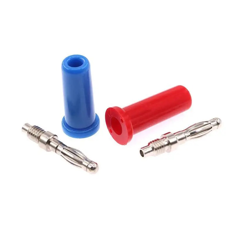 1 Stück Reines Kupfer 4MM Bananenstecker Hochstrom-Anschlussklemme Lautsprecher-Testanschluss im Laternenstil – Detail 2
