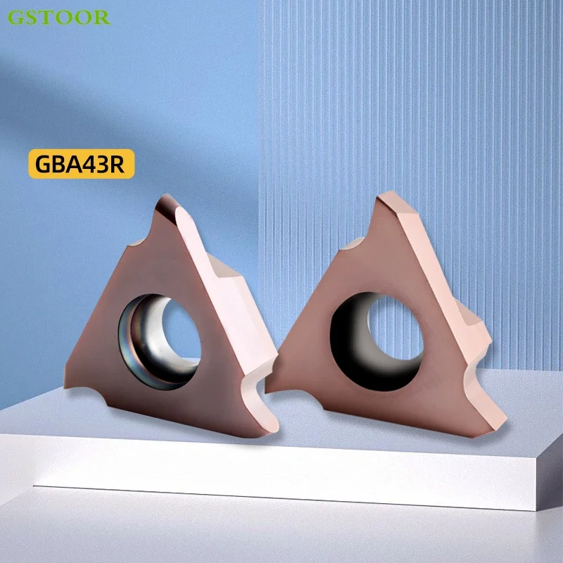 

GBA43R GBA43L Insert 1.0mm-4.9mm Shallow Grooving Turning Tools CNC Lathe Cutter Slotting Carbide Inserts For Stainless Steel