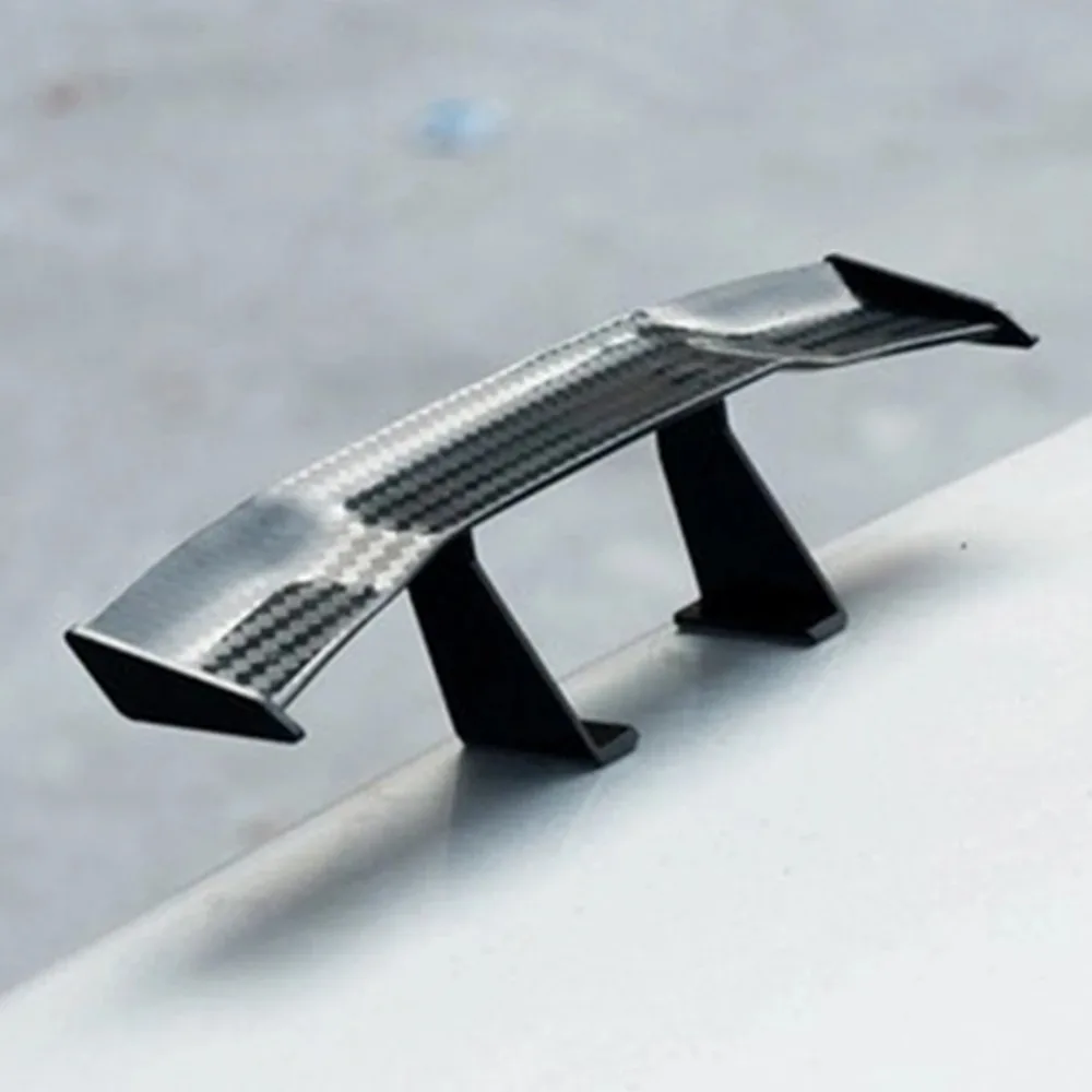 1PC Carbon Fiber Mini Car Tail Universal Exterior Decoration Creative Personality Modification Small Spoiler for Auto Motorcycle