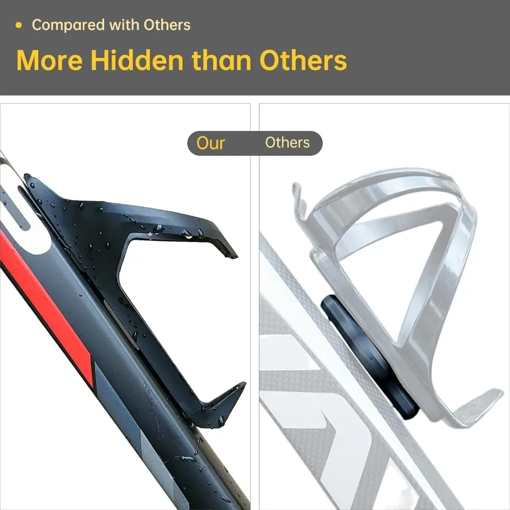 에어태그 자전거 마운트 물통 홀더 숨김형, MTB 로드 바이크 도난 방지 범용, 모든 자전거용 컵홀더