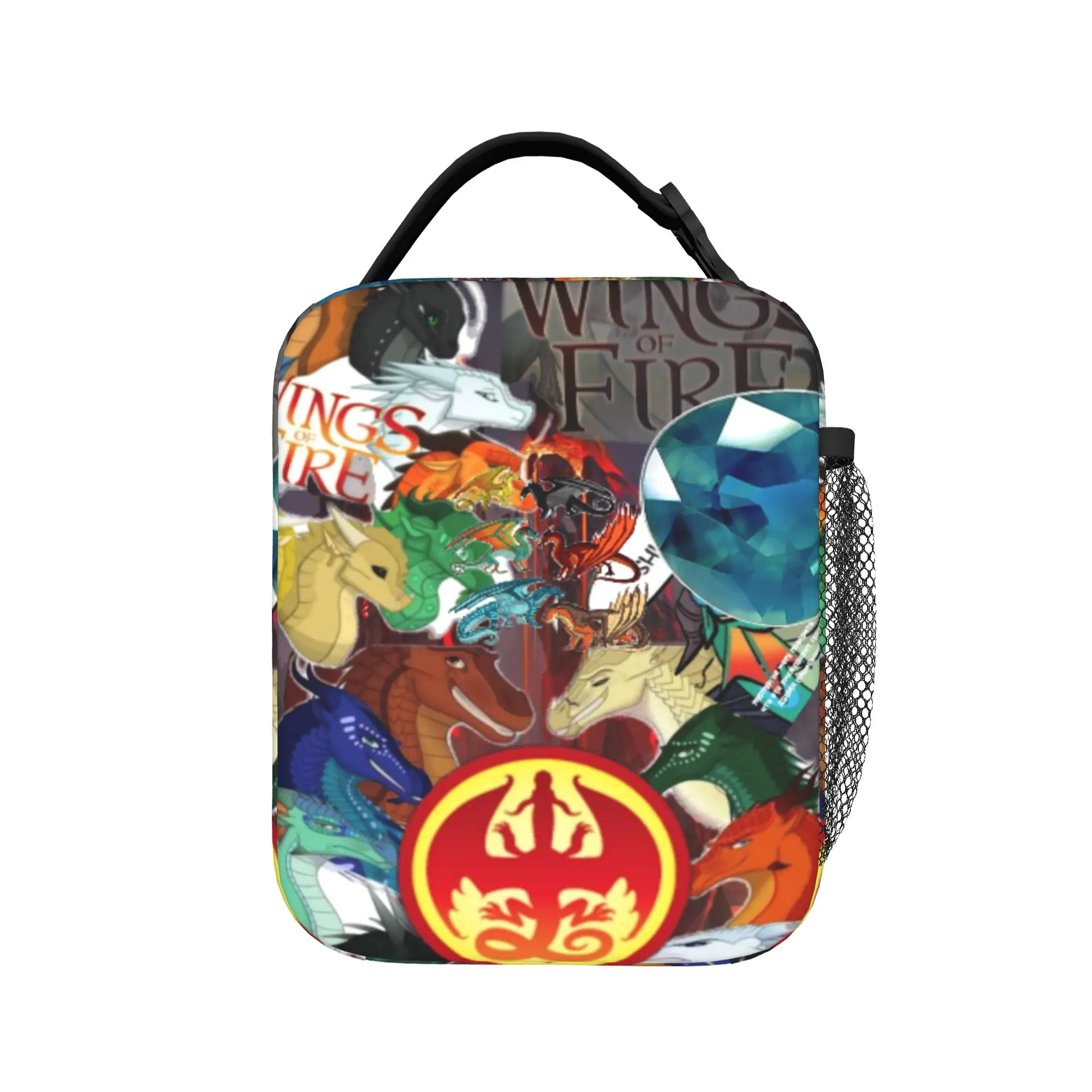 Wing Of Fire dragon Thermal Insulated Lunch Bag for Picnic  Portable Food Bag Container Men Women Cooler Thermal Lunch Boxes