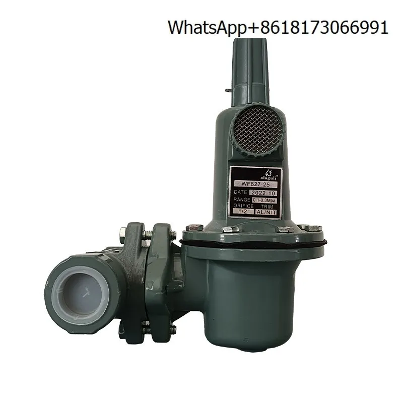 

Pressure reducing valve 627-496 High pressure valve 627-25 Primary regulator Gasifier -20-50