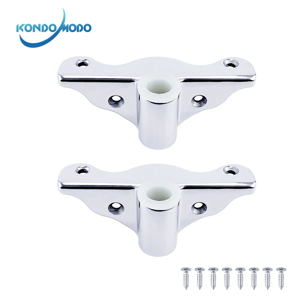 2 PCS316 Stainless Steel Side Mount Rowlock Boat Row Lock Oarlock Support Bracket Oar Sockets Marine Kayak Yacht Accessories