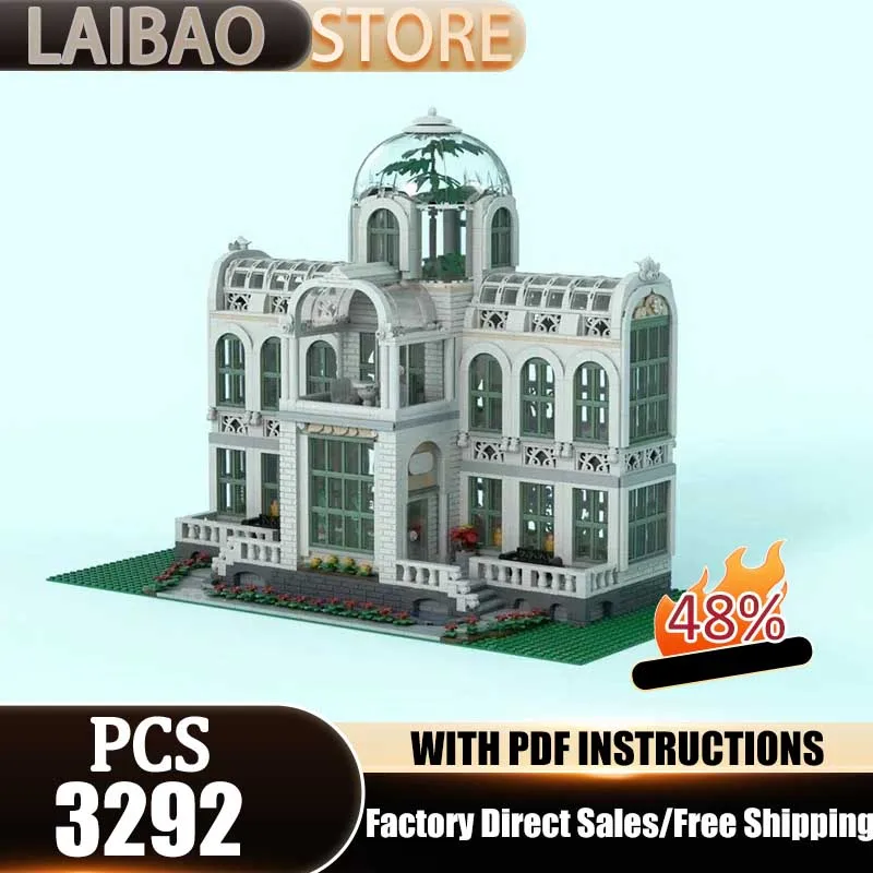 

Street View Model Moc Building Bricks Academy of Music Model Technology Modular Blocks Gifts Christmas Toy DIY Sets Assembly