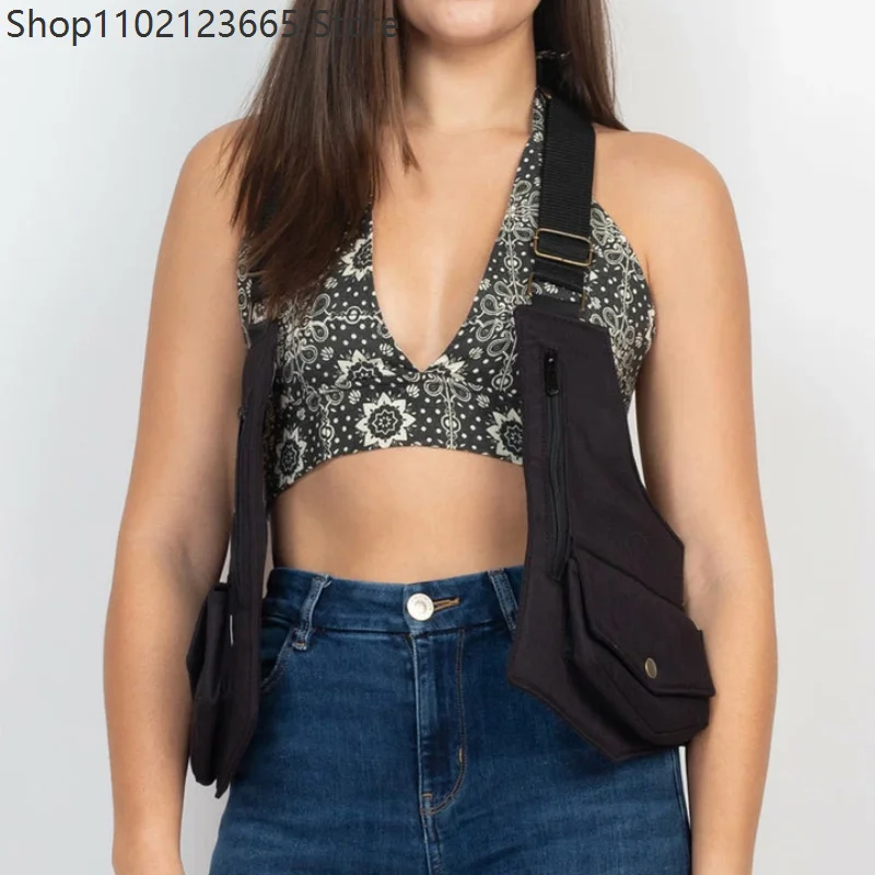 

Retro Backpack-style Underarm Bag Outdoor Anti-theft Tactical Fishing Bag Multifunctional Men's Utility Canvas Chest Bags 2026