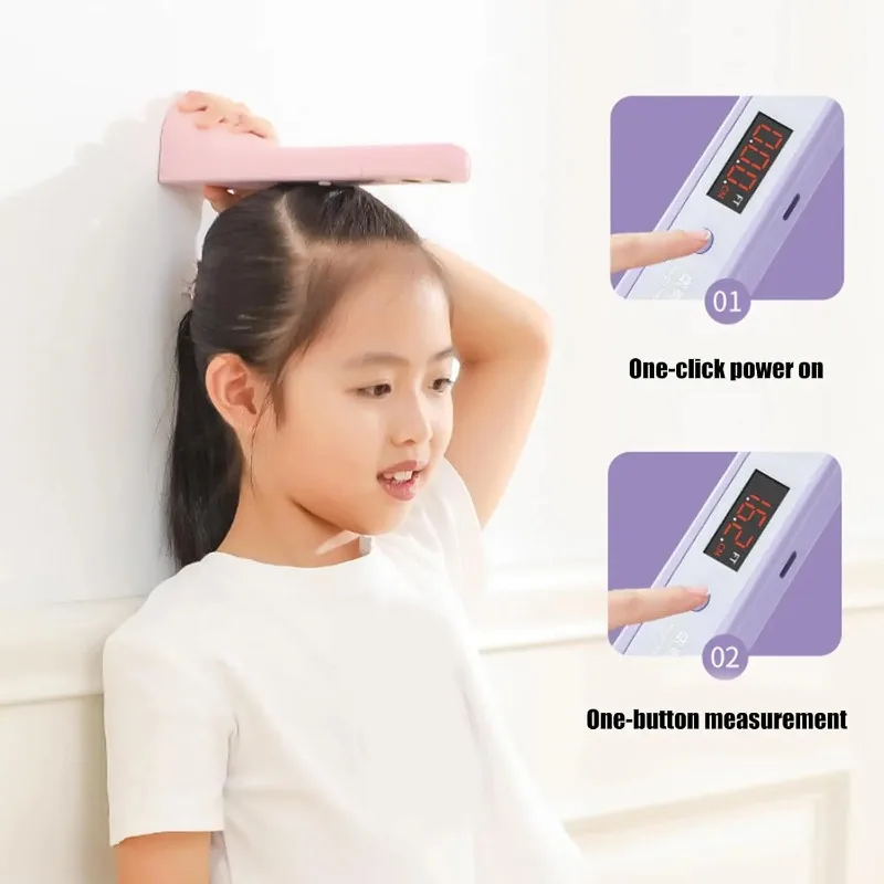 

Ultrasonic Digital Height Measuring Ruler High Accuracy Portable Non-Contact Electronic Height Gauge One-Button Measurement
