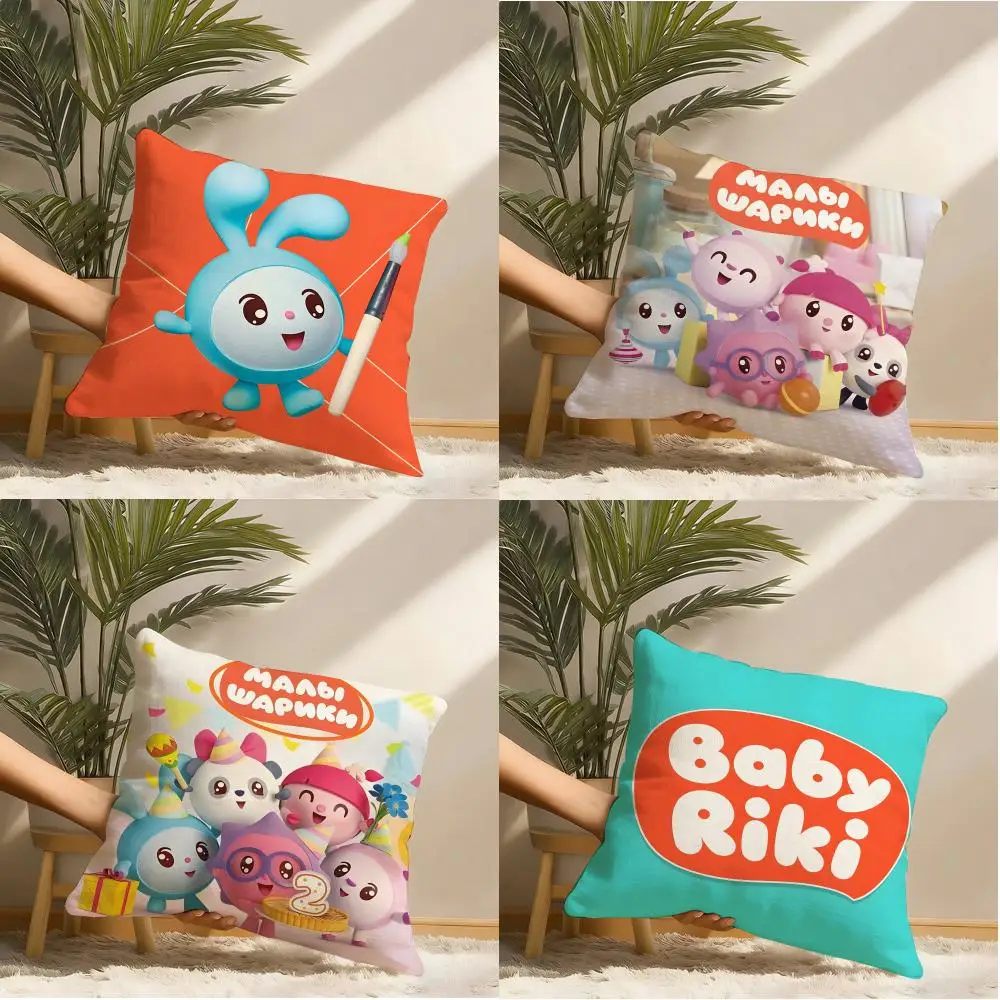 B-BabyRiki CUTE Pillow Case Pillowcase, Double-sided Printed, Sofa Cushion, Bedroom Headboard Pillow