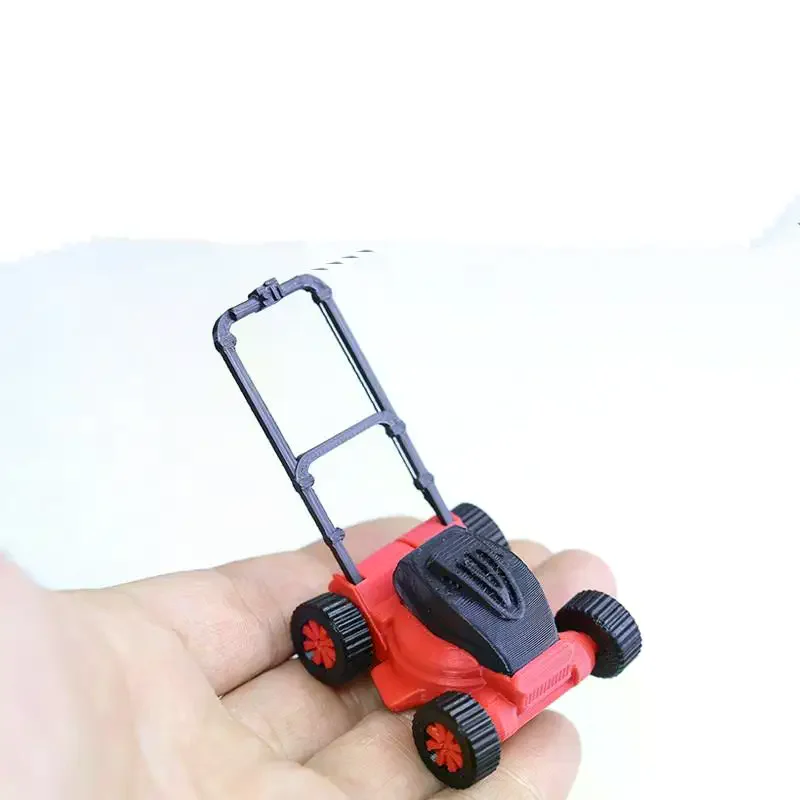 1 pezzo Accessori per mobili in miniatura 1:12 1:18 Casa delle bambole Rasaerba Modello di simulazione Strumento di riparazione del giocattolo del tosaerba da giardino per bambini