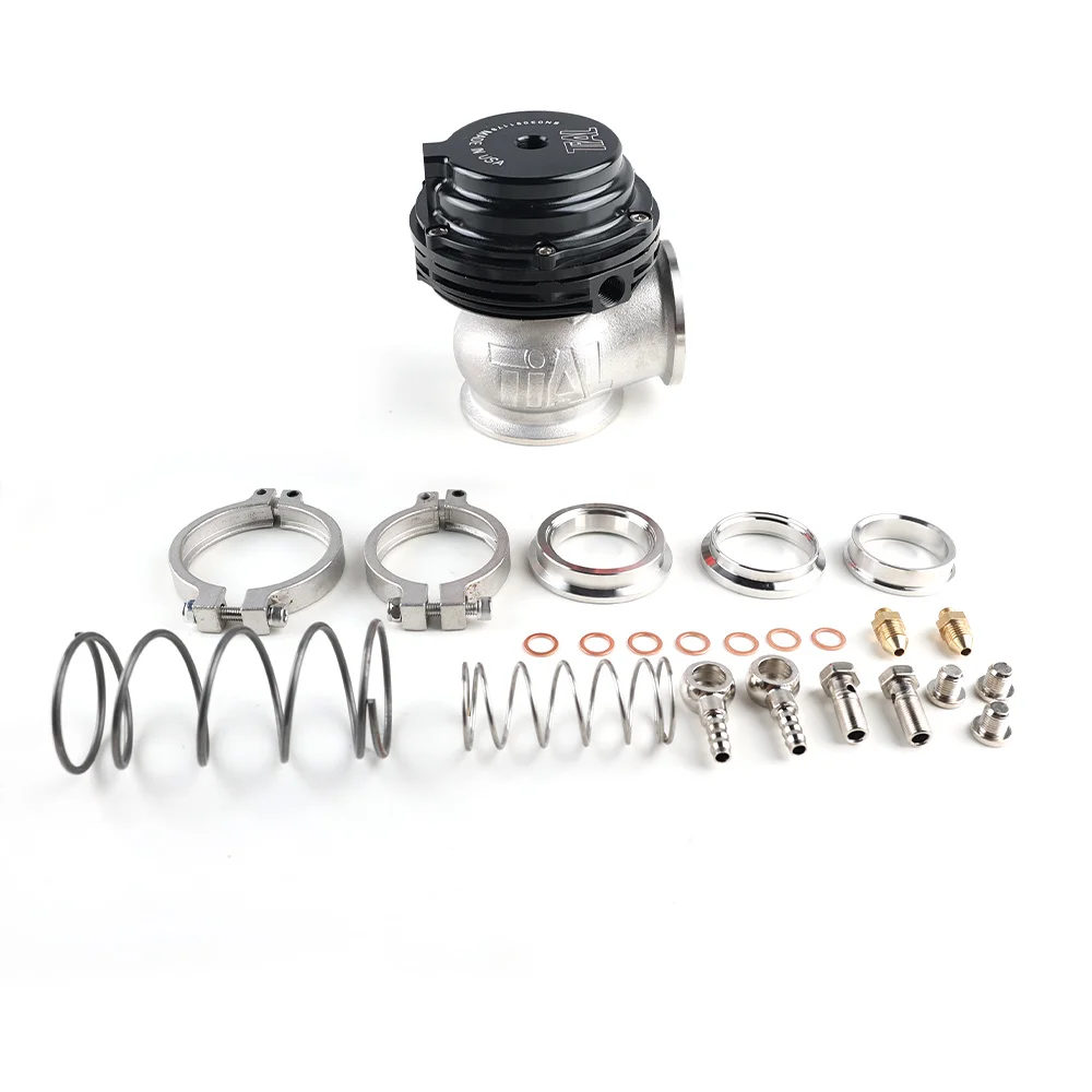 

44mm Red External Cooled Turbo Wastegate Kit with Springs MVR44 V-Band External Wastegate Performance For Universal Turbos