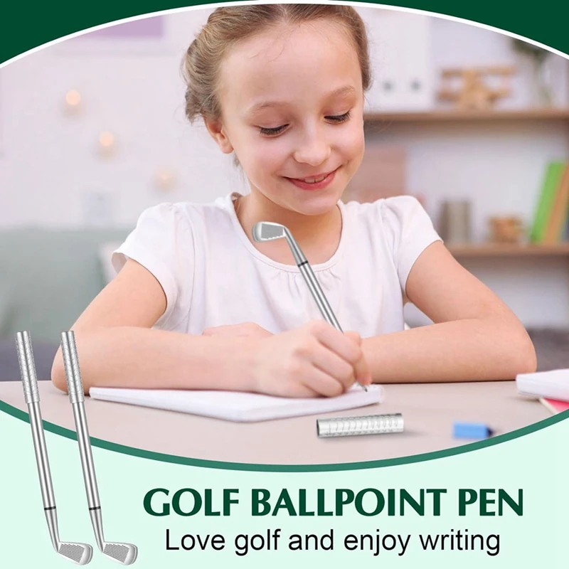 200Pcs Golf Ballpoint Pens Decorative Golf Club Pens For Office Colleagues Office Stationery Supplies