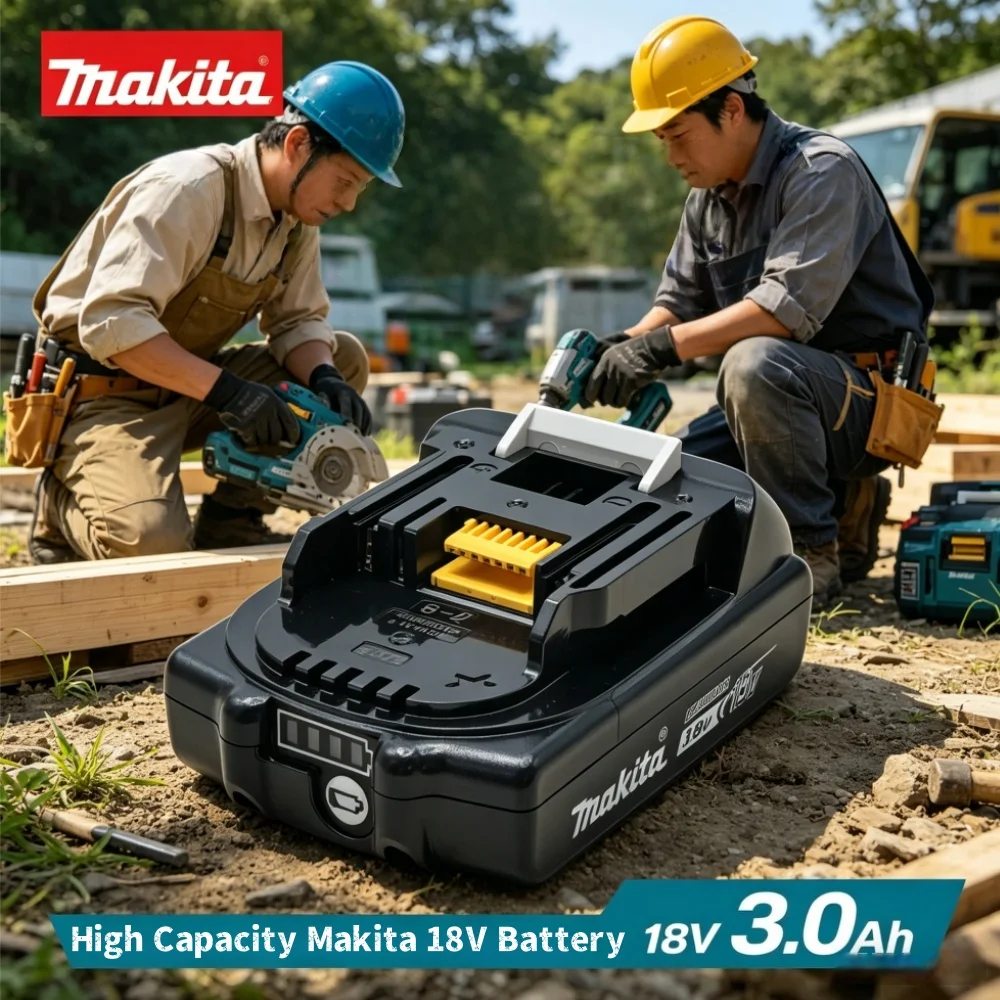 

Makita 100% Original 18V 3Ah 3000mah Makita Battery BL1830B BL1850B BL1850 BL1840 BL1860 BL1815 Replacement Lithium Battery