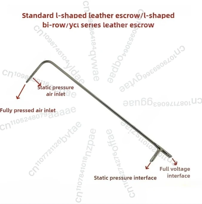 Suitable for L-type pitot tubes with diameters of 2mm, 3mm, 4mm, and other specifications, including standard pitot tubes