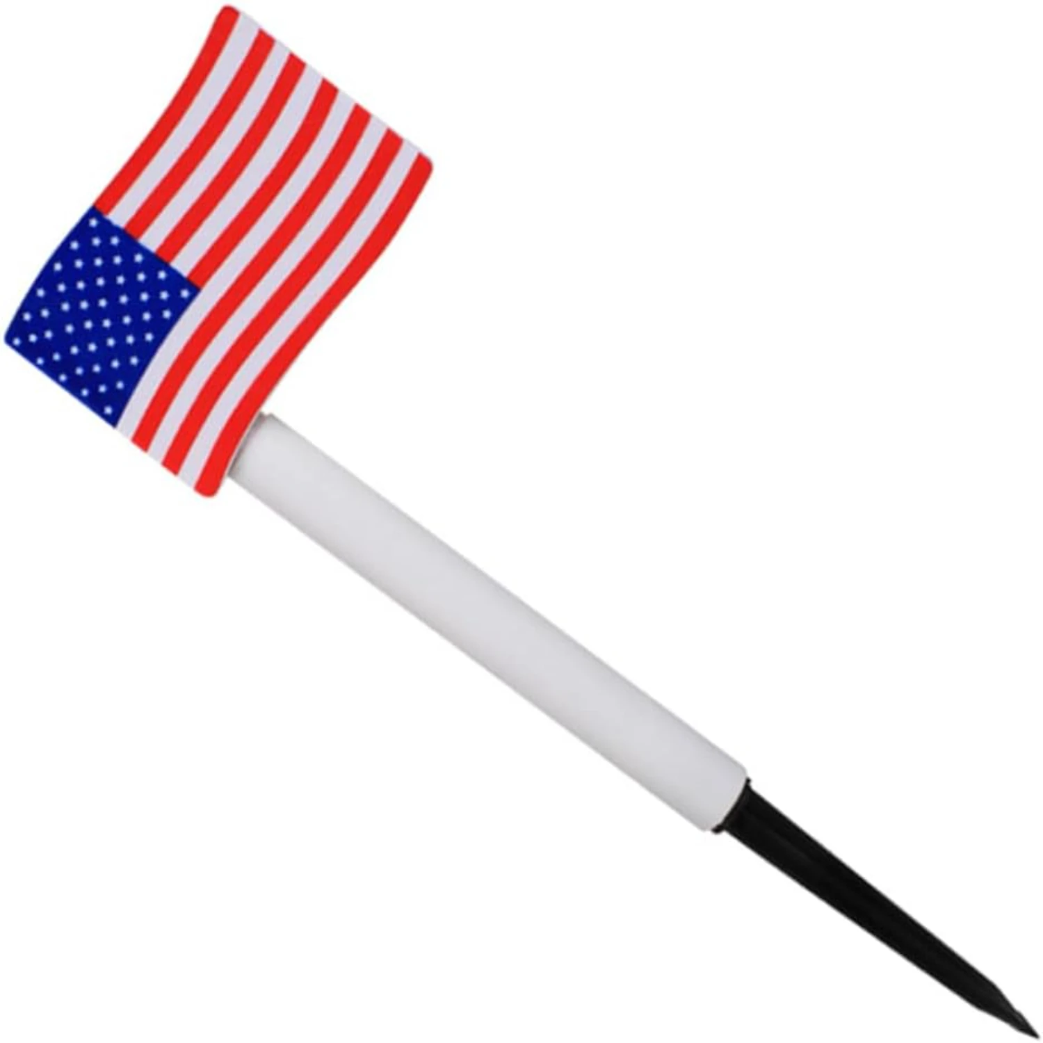 Weatherproof and Reliable Solar Patriotic Independence Day Landscape Light - Enhancing Driveways, Yards, and Lawns with Durable 