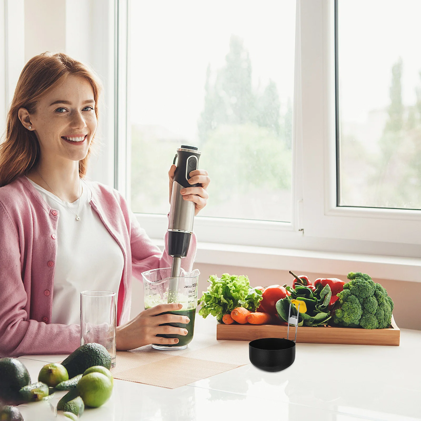 

2Pcs Portable Stainless Steel Egg Poacher Cups Nonstick Efficient Heat Conduction Kitchen Tool for Eggs and Veggies