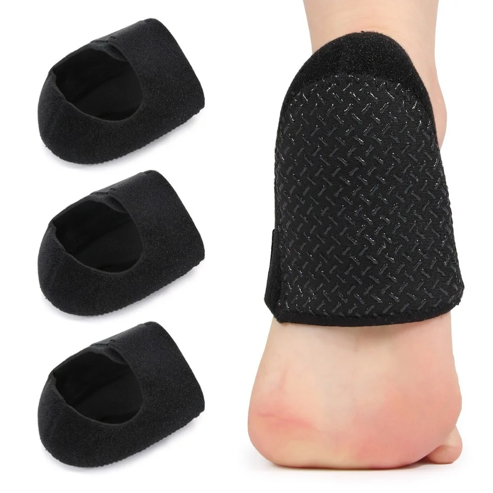 

Soft Silicone Gel Heel Insoles Shock Absorption Adjustable Inserts Soft Pads Pain Relief Heel Pain Protectors Women