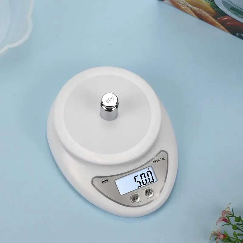 1pc 5kg LED Portable Digital Scale Scales Food Balance Measuring Weight Kitchen Electronic Scales Small Scale Weighing In Grams image 2