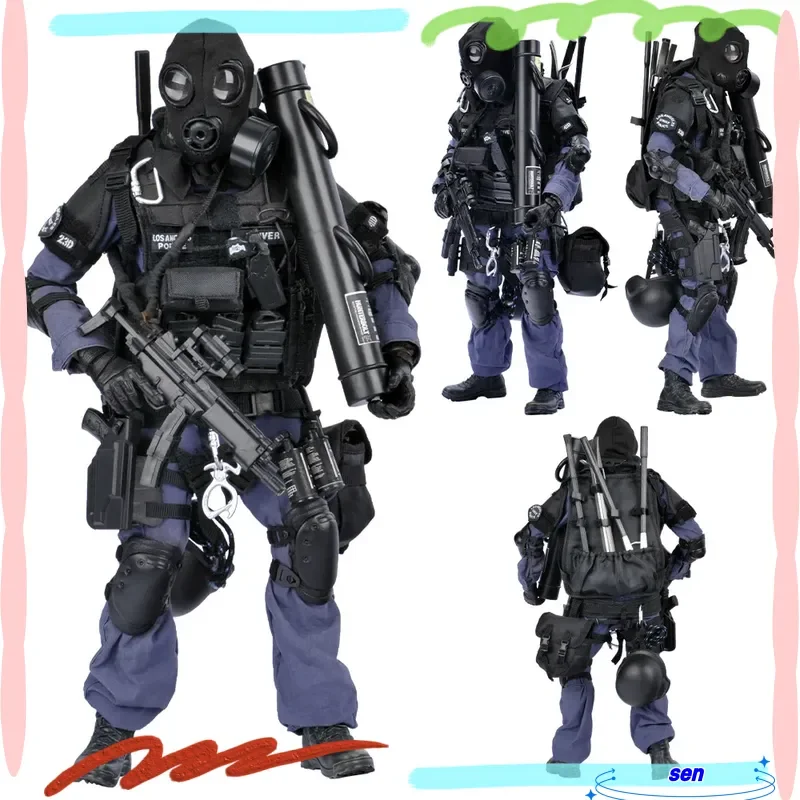 Kadhobby Figura de Ação Militar Colecionável de Simulação SWAT Breacher Te em Escala 1/6 Altamente Realista