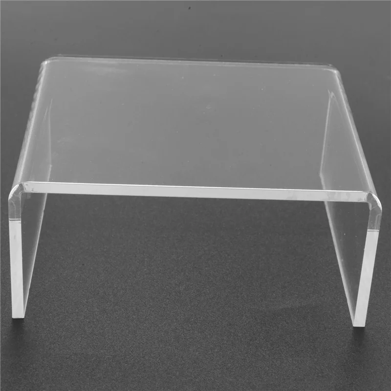 

Acrylic Display Risers, Clear Rectangle Stands Shelf For Display 6Pcs