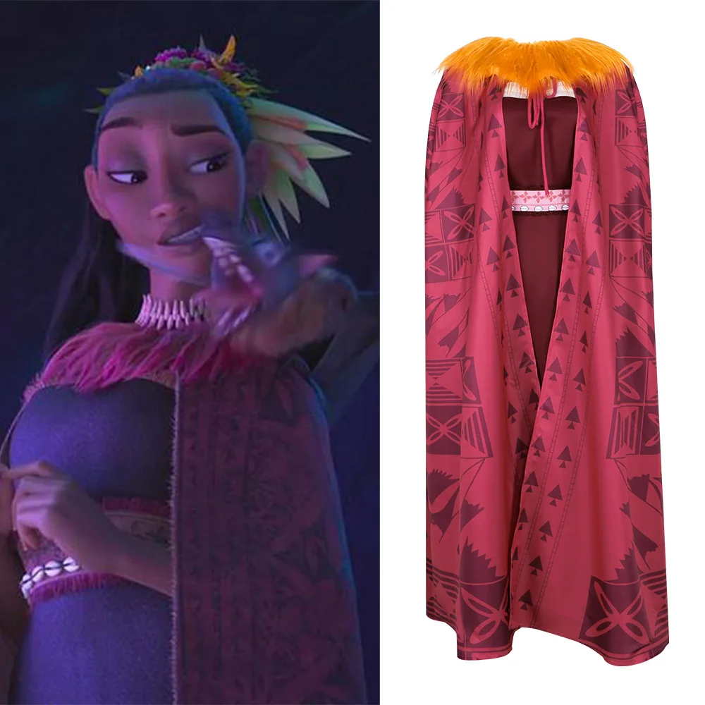 

Костюм злодея Маланги 2, такой же, как в кино, сценический костюм для косплея для Моаны 2